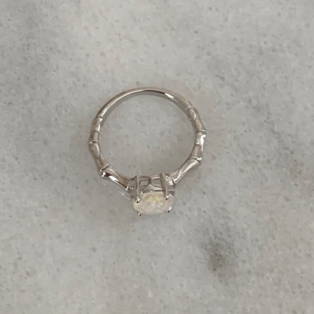 Silver Bamboo Opal Pendant Ring Size 7

Brand New - Picture 4 of 5